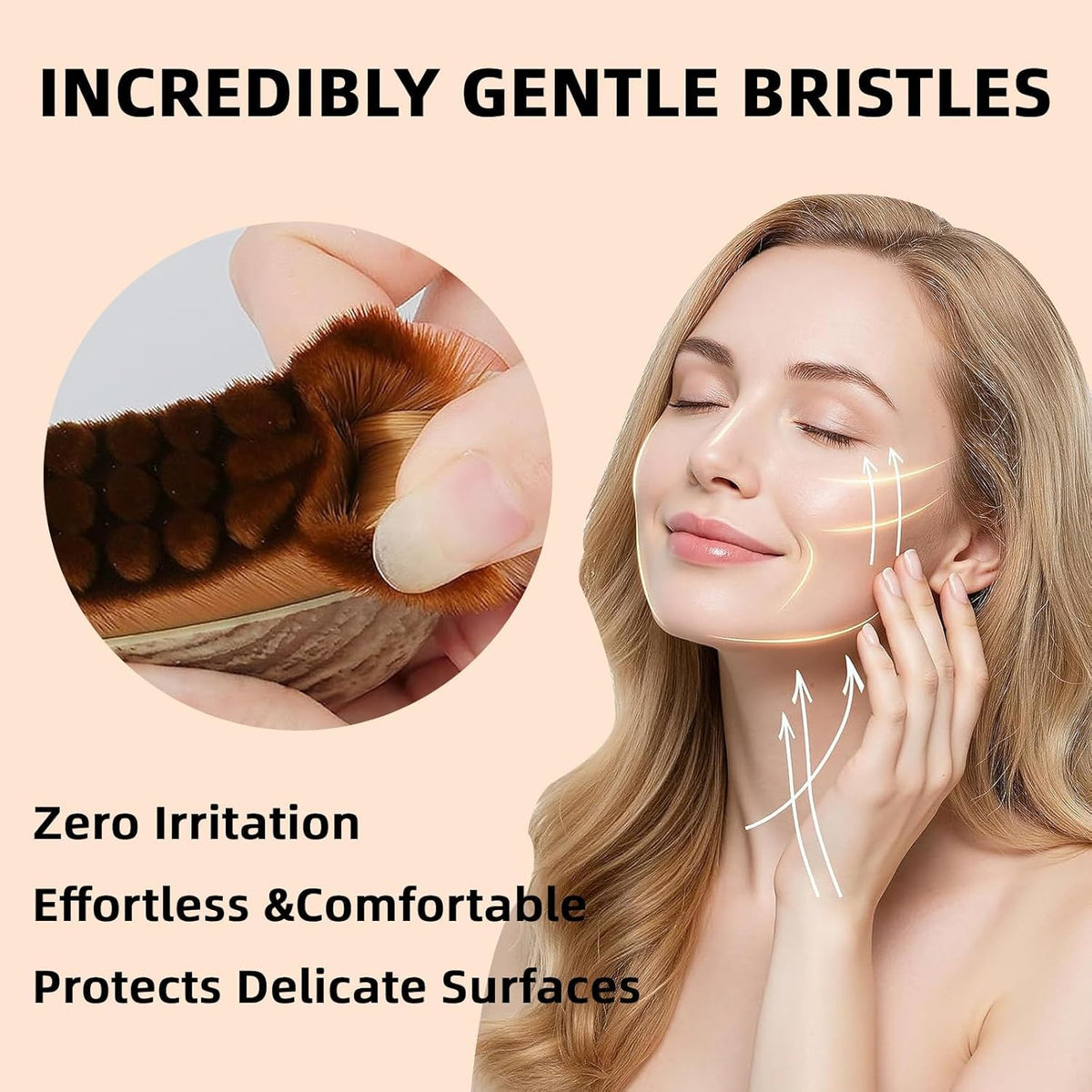 2 PCS Lymphatic Contour Face Brush for Sculpting – Anti-Puffiness, Detox & Lift, Boosts Skin Glow & Skincare Absorption (2 Pcs Contour Face Brush)
