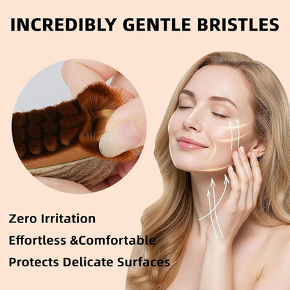 2 PCS Lymphatic Contour Face Brush for Sculpting – Anti-Puffiness, Detox & Lift, Boosts Skin Glow & Skincare Absorption (2 Pcs Contour Face Brush)