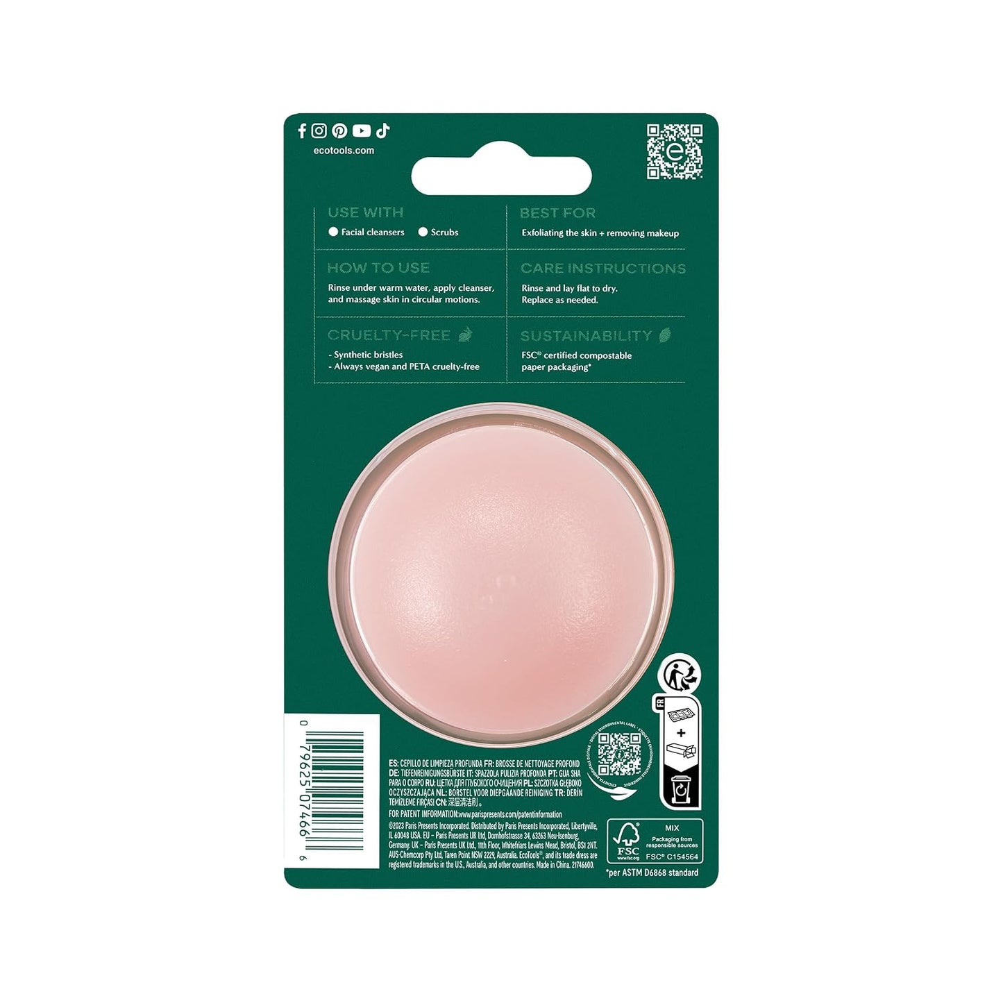 Deep Cleansing Facial Brush, Manual Facial Cleansing Brush