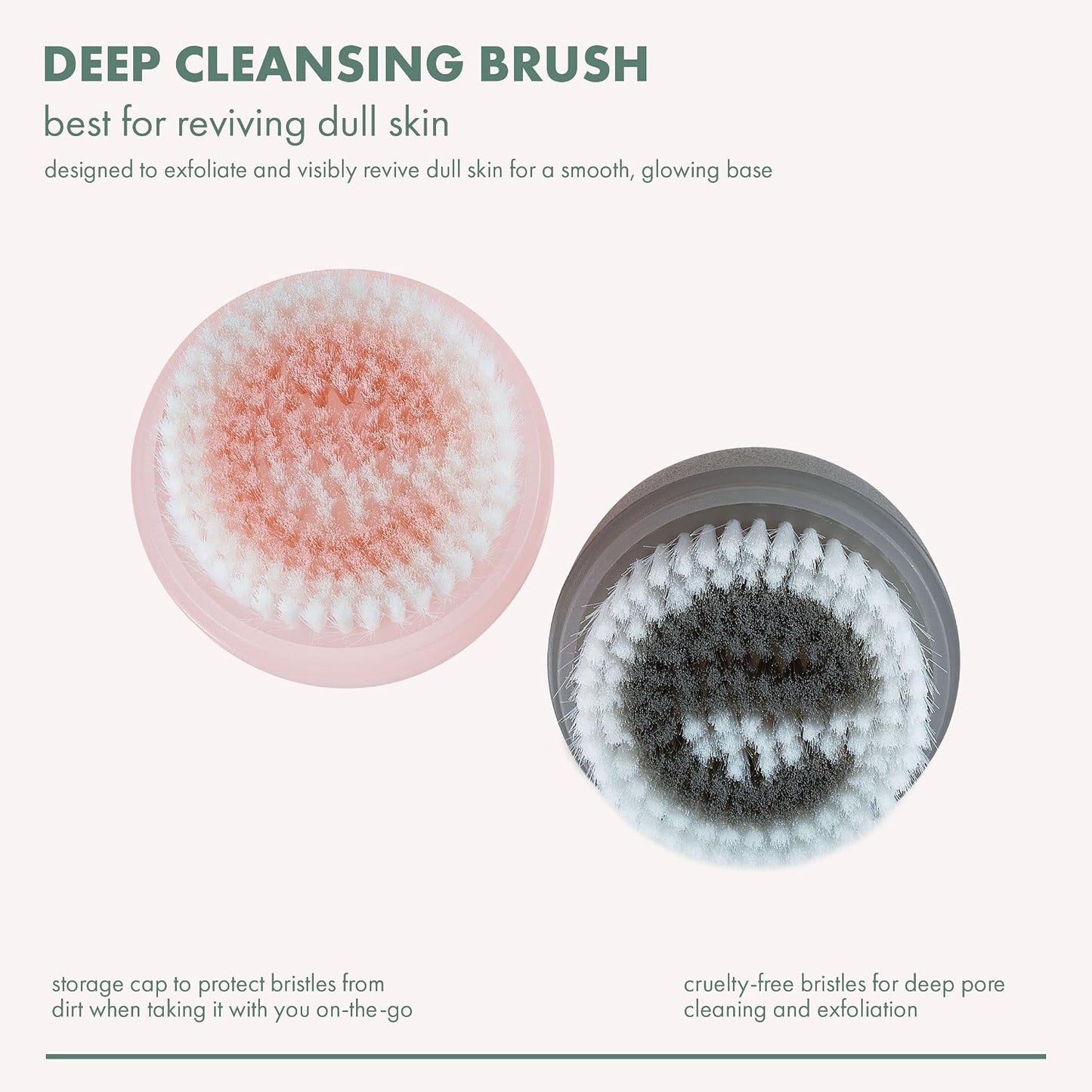Deep Cleansing Facial Brush, Manual Facial Cleansing Brush